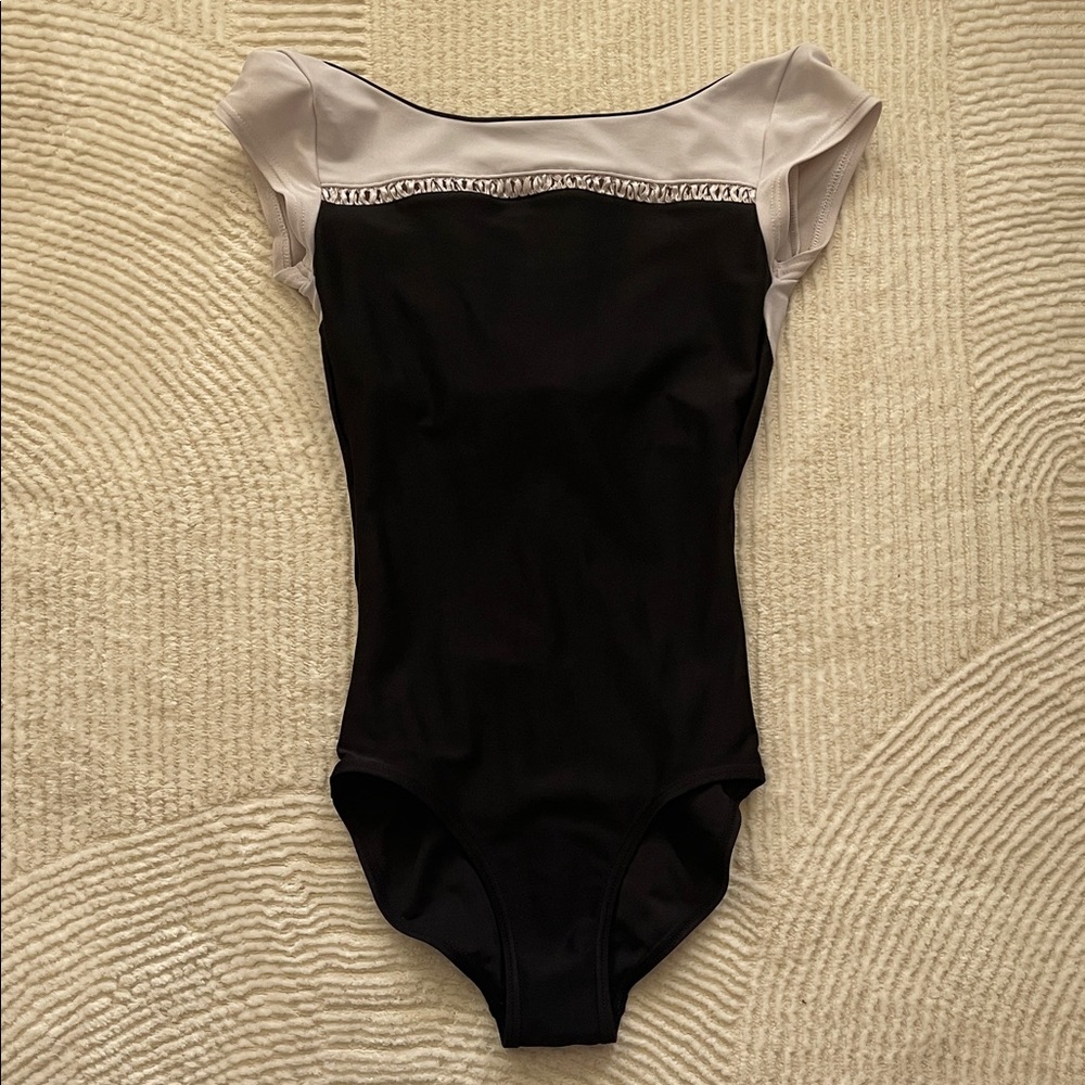 Capezio Black and White Leotard
